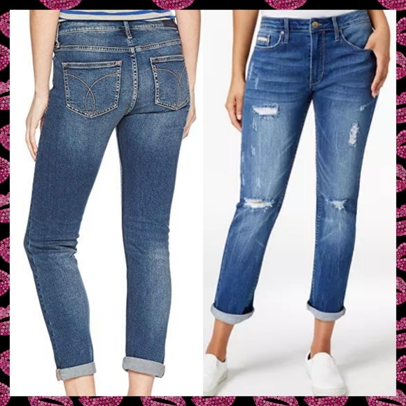 Calvin Klein cuffed crop jeans - Picture 1 of 9